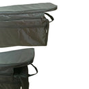 Canoe Inflatable Boat Seat Storage Bag with Padded Seat Cushion