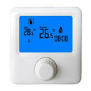 7-Days LCE Backlight Screen Programmable Thermostat NTC Sensor Battery Powered