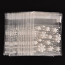 100X xmas santa cello cellophane cookie Peel N seal candy treat bags partyJ Pg