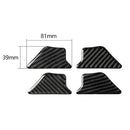 for Audi A3 S3 8V 2014 - 2019 Carbon Fiber Car Interior Front Rear Door Han