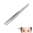1Pc Stainless Steel Extension Eyebrow Tweezer Eyebrow Comb Makeup Cosmetic Tool~