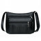 Retro Solid Shoulder Handbags Braided Women PU Multi-pocket Messenger Bag