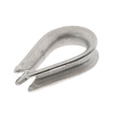 20 Pcs Stainless Steel Wire Cable Rope Thimbles for 2mm Cable Marine Boat