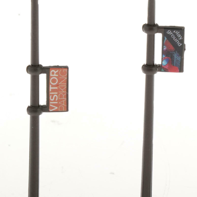 3pcs 1/87 Electric Line Poles Telephone Poles SCENERY Building Accessories