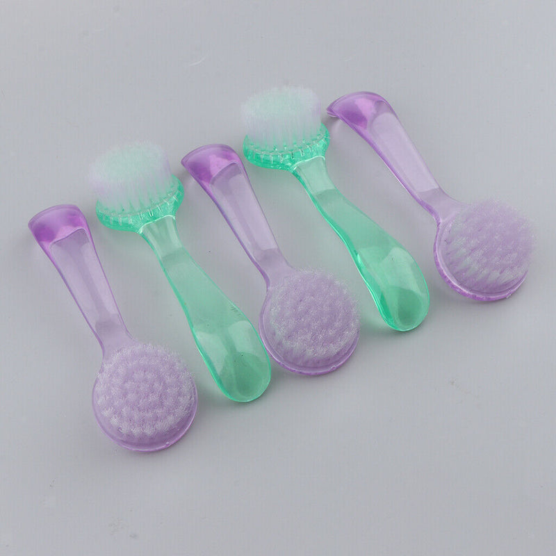 5Pcs Nail Art Dust Cleaning Brushes Manicure Pedicure Nails Washing Brush