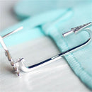 1x Creative Bow Arrow Crystal Ear Stud Women's Fashion Earrings Jewelry Gift  Z