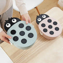 Ladybug Dried Nut Fruit Candy Box With Covered Five Divided Compartment Sna E7F2