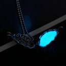 Lovely Wishing Tear Drop Fairy Glow in the Dark Steampunk Pendant 0HK