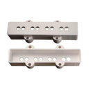 2 Pieces 4 String Jazz Bass Pickup Covers Neck&Bridge for JB Bass Guitar Parts