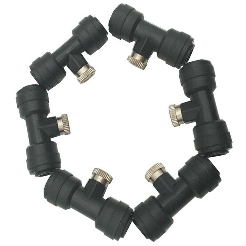 Slip-Lock Outdoor Misting Nozzle Tees Water Mist Mister Nozzle, Misting Noz