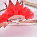 Dog Cat Pet Hair Clip Cute Lace Princess Crown Birthday Decoration Pet SupplieOZ