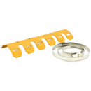 25cm Exhaust Pipe Protector Guard Heat Shield for 2 Stroke Motorcycle Yellow