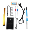 9pcs 220V 40W Constant Temperature Electric Soldering Iron Welding Kit