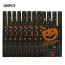 100 x Halloween Vest Bag Shopping Bag Wholesale Portable Plastic Vest Packing