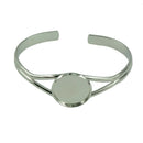 8pcs/Lot Blank Bangle Bracelet Base Adjustable Cuff Wristband DIY Making