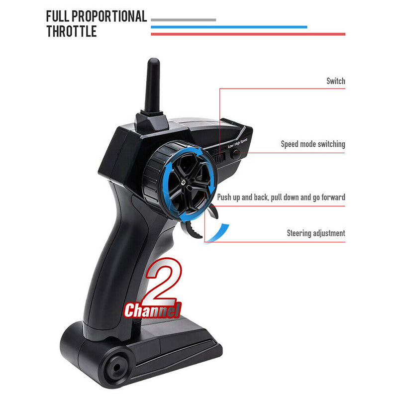 1: 32 2.4G Mini Gift High Speed Off Road Detachable With LED Light RC Car ABS