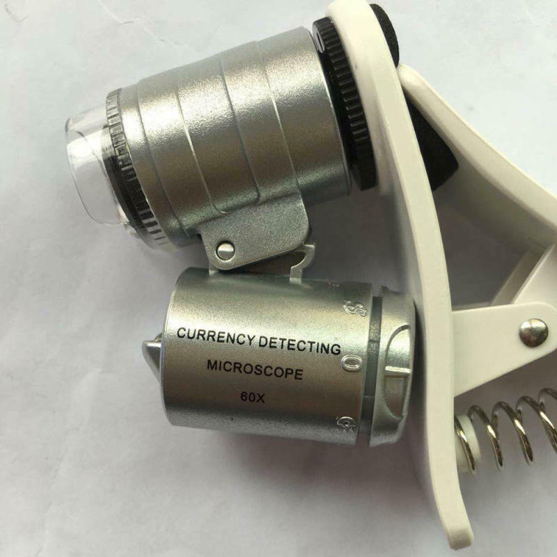 Universal Optical 60X Zoom LED Camera Microscope Magnifier Lens For Cell Phone