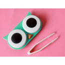 1 Pcs Owl Contact Lens Case Multi-color Fun Eyewear Accessory Travel Gift LJ