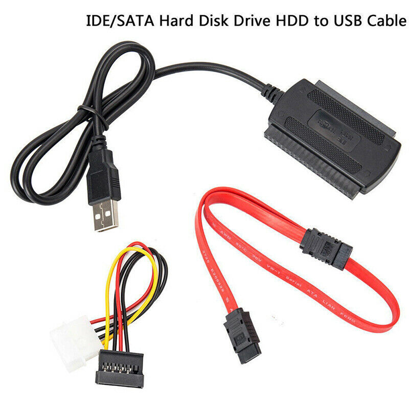 SATA/PATA/IDE Drive to USB 2.0 Adapter Converter Cable for 2.5/3.5 Hard Drive ME