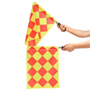 2pcs Soccer Referee Flag Football Judge Sideline Flags Sports Equipment