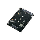 Black B+M key Socket 2 M.2 NGFF (SATA) SSD to 2.5 SATA Card Adapter Case Ne X1E4