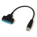 USB 3.0 To SATA 22 Pin 2.5 Inch Hard Disk Driver SSD Adapter Cable Tide New