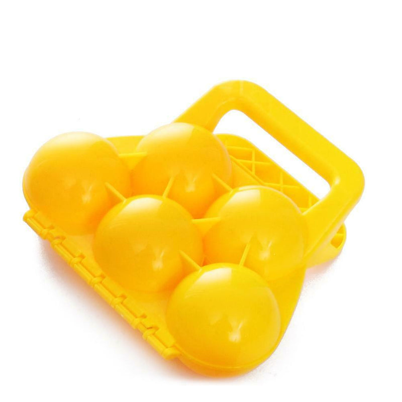 5 Snowballs Maker Clip Children Outdoor Sports Winter Beach Sand Mold Tool