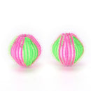 6pcs Magic Hair Removal Laundry Ball Clothes Washing Machine Cleaning Ball LJ