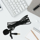 3.5mm miniphone minifono Mic Speech Tie Clip Insegnare Lavalier Jack Lectur W6B3