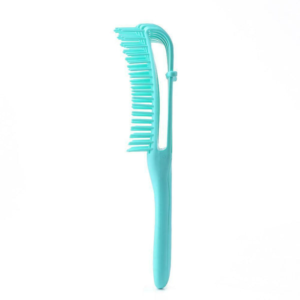 Women Hair Scalp Massage Comb Wet Curly Hairdress Styling Hairbrush (Green) A#S