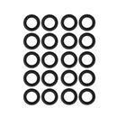 Power Pressure Washer Rubber O-Rings For 1/4 Inch,3/8 Inch,M22 Quick Connec