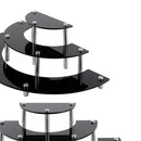 3 Tier Acrylic Display Stand for Cupcake, Action Figures, Perfume, Spice Jar