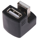 90 degree 180 degree USB 2.0 A male to female m/f converter adapter connector