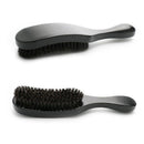 Long Curved Handle Beard Brush Men'S Pig Hair Wooden Shaving Brush Shaving  E8S7