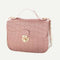 Retro Women Crossbody Handbag Stone Pattern PU Chain Shoulder Bags (Pink)