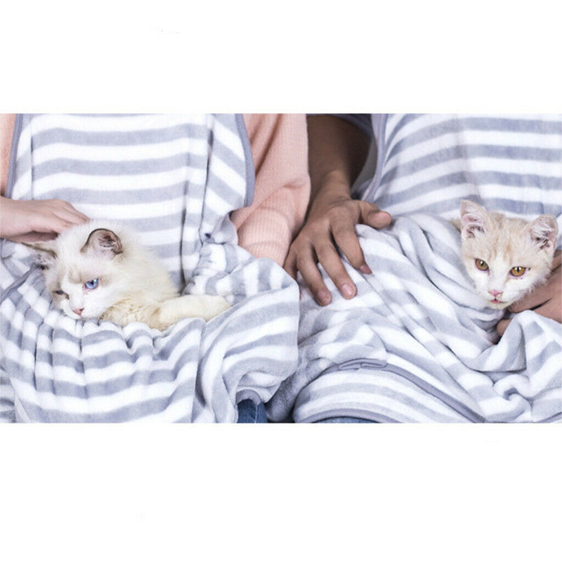 Rabbit Hug Cat Hair Apron Anti-stick Hair Hug Dog Clothes Hold For Puppy