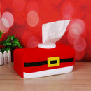 Christmas Decoration Buckle Christmas Tissue Box Cover Xmas Napkin Holder