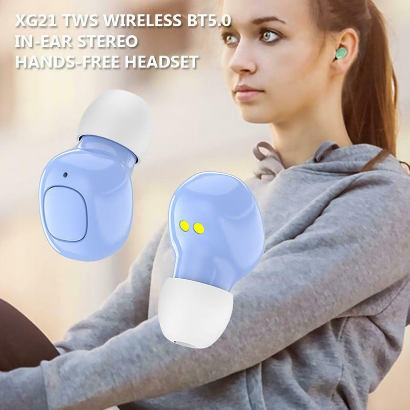 XG21 TWS Wireless BT5.0 HiFi Stereo Earphones with Digital Display Charging Case