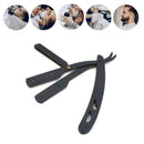 Men Shaving Barber Tools Hair Black Folding Shaving Barber Tools T6Z6