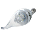 4 X E14 Bulb Lamp Spotlight 3 White LEDs 10000K 85-265V