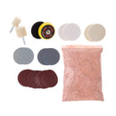 34 Pcs Deep Scratch Remover Car Glass Polishing 8 OZ Cerium Oxide and 2'' Wheel
