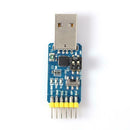 6 in 1 CP2102 USB to TTL 485 232 Serial Port 3.3V/5V Converter Module Board