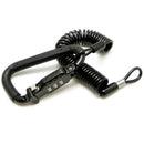Black Motorcycle Helmet Lock Universal Helmet Combination Carabiner Lock Se P4G8