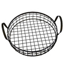 Nordic Style Metal Wire Fruit Basket Round Vegetable Egg Bread Storage Bowl