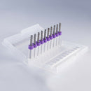 10Pcs Pcb Milling Cutter 1Mm Fish Tail Milling Cutter Corn Milling Cutter T