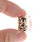 10Pcs/Set Hair Coil Dreadlocks Braid Tube Rings Metal Cuffs Hair Jewelry Dec OZ