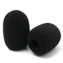 5Pcs Microphone Headset Grill Windscreen Sponge Foam Black Mic Cover ME