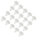 20Pcs Nylon Bumper Fastener Rivet Clips Fender & Engine Splash Shield Retainer