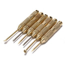 5pcs easy carry outdoor camping brass toothpick multi-functional ear tools HK
