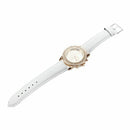Women Watch, White Leather Strap